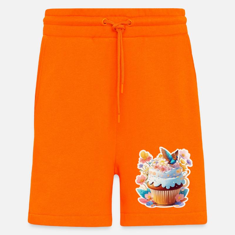  Cupcake Vogel - Shorts - made by SPREAD - SUNSET ORANGE
