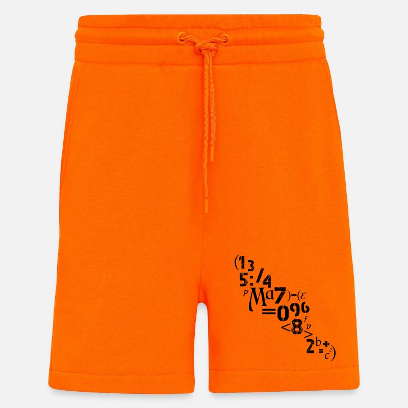 Mathematiker Lehrer Zahlen Zeichen Analyst  - Shorts - made by SPREAD - SUNSET ORANGE
