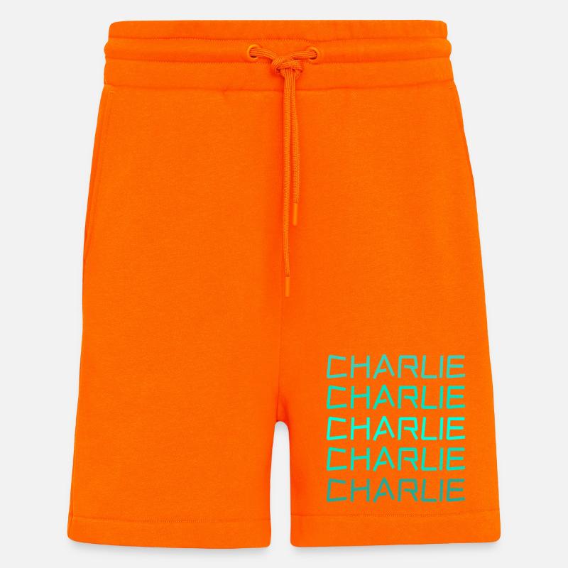 Charlie - Short bio décontracté fabriqué en UE - SUNSET ORANGE