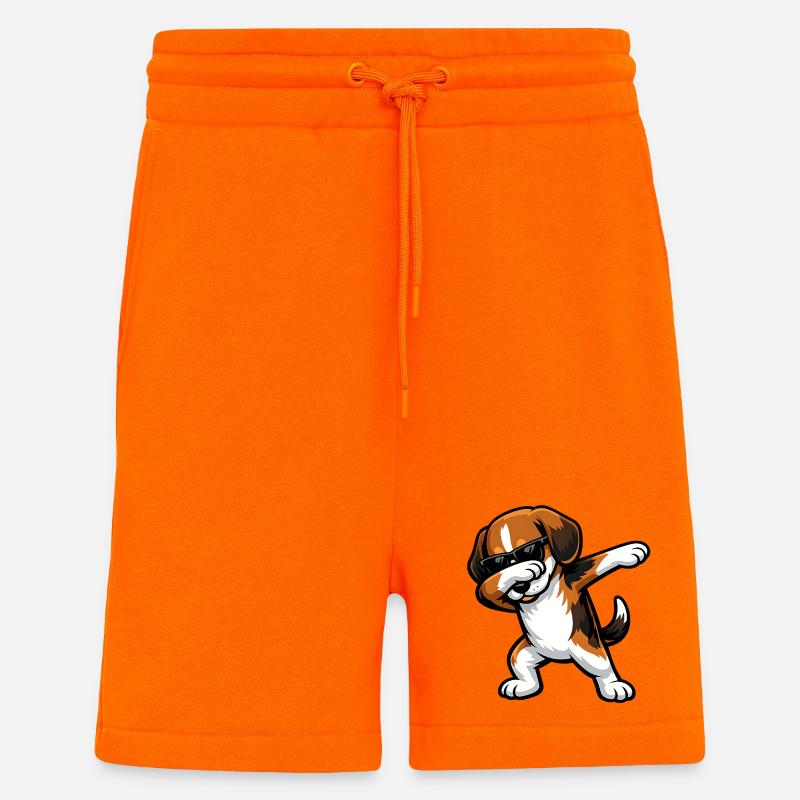 Dapping Beagle - Short bio décontracté fabriqué en UE - SUNSET ORANGE