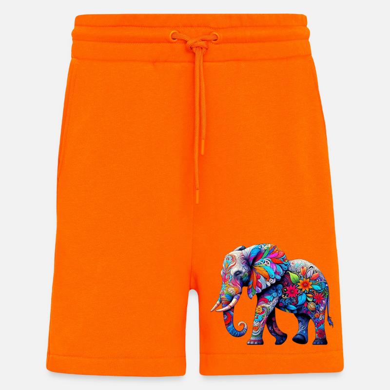 Elefant - Shorts - made by SPREAD - SUNSET ORANGE