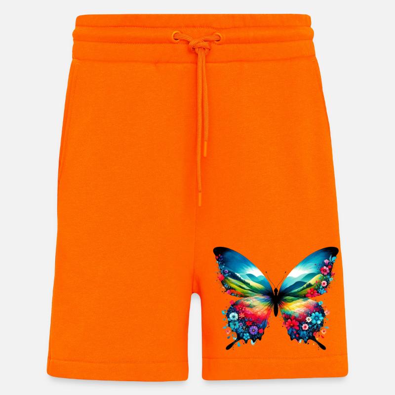 Schmetterling - Shorts - made by SPREAD - SUNSET ORANGE