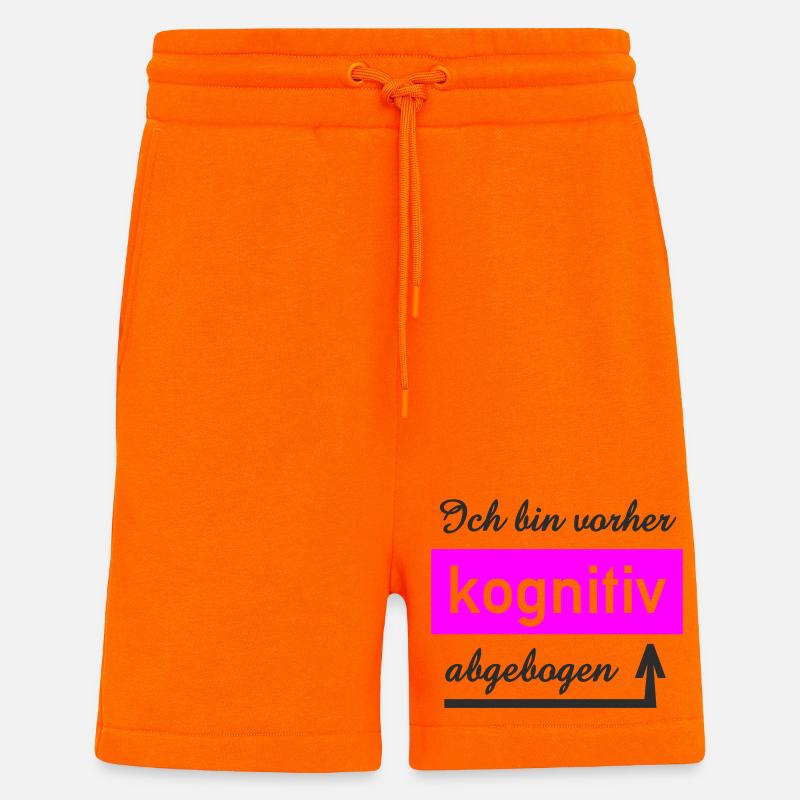 Cognitive Thinker Personalized Design - Shorts - made by SPREAD - SUNSET ORANGE