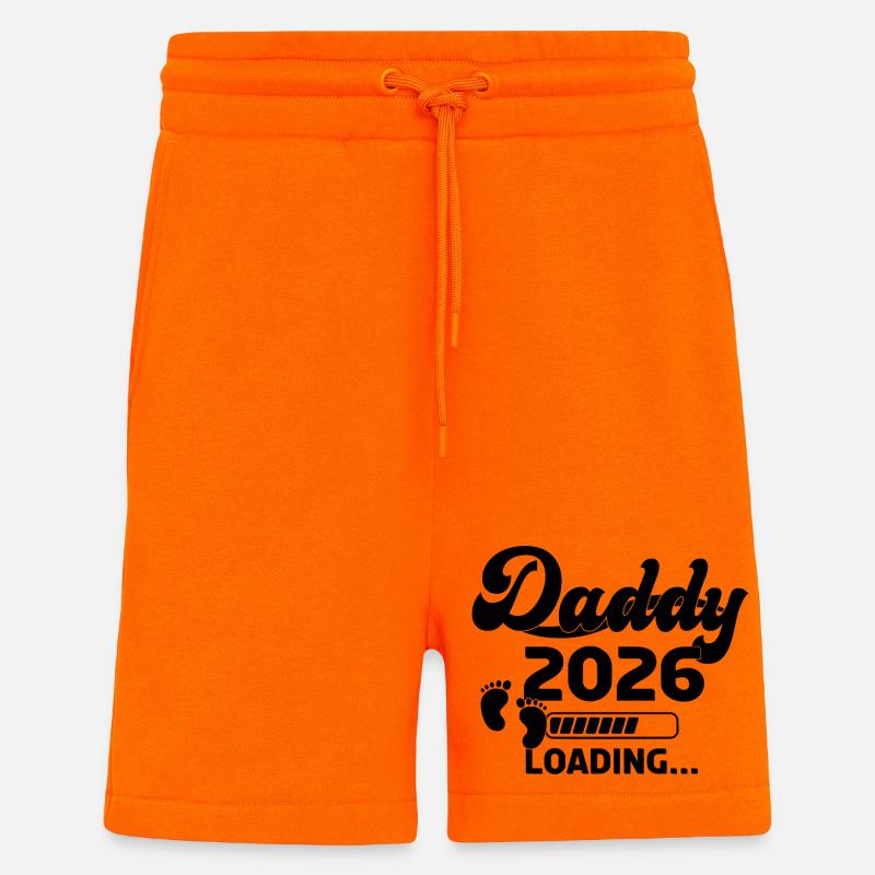 Daddy 2026 Loading - Shorts - made by SPREAD - SUNSET ORANGE