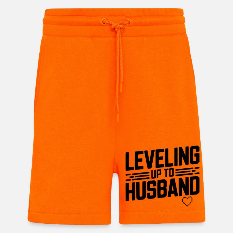 Aufleveln Zum Ehemann - Shorts - made by SPREAD - SUNSET ORANGE