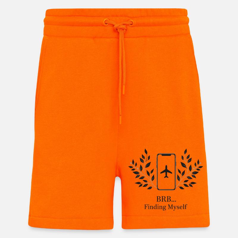 BRB... Looking for me - Shorts - made by SPREAD - SUNSET ORANGE
