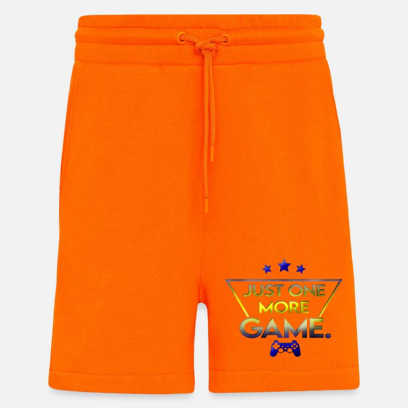 Gameplayer Just one more game - Shorts - made by SPREAD - SUNSET ORANGE