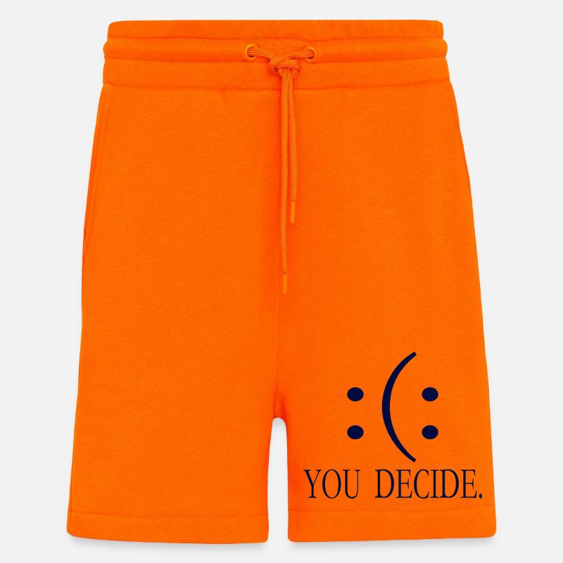 Fröhlich und Traurig  - Shorts - made by SPREAD - SUNSET ORANGE