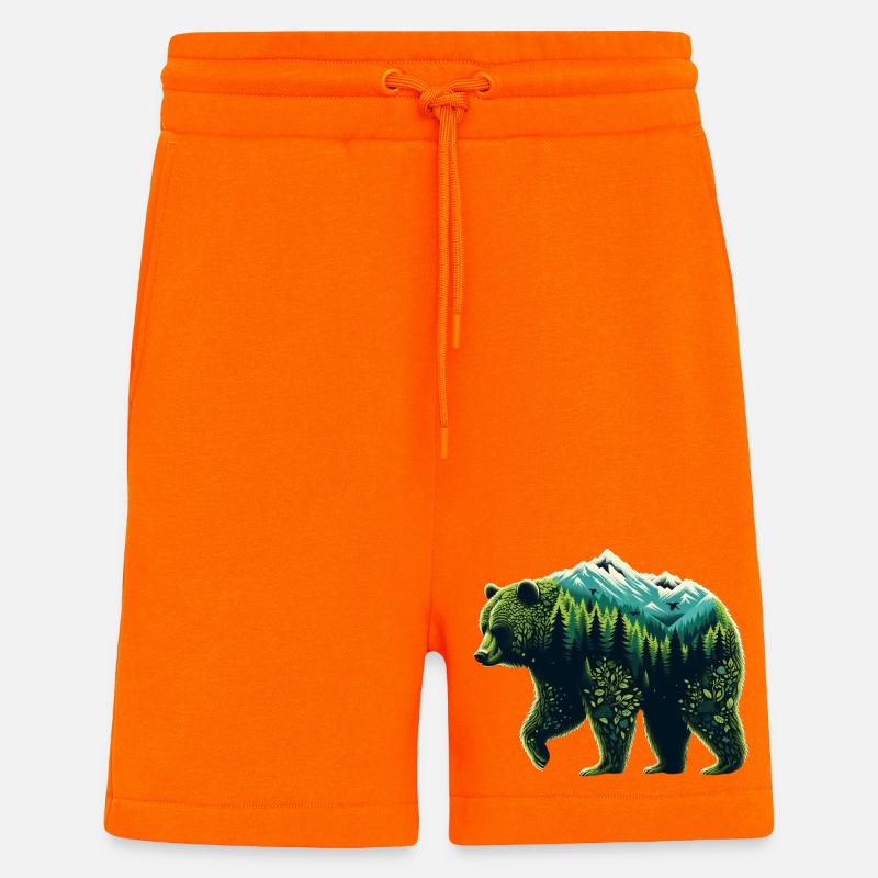 Bergwaldbär - Shorts - made by SPREAD - SUNSET ORANGE
