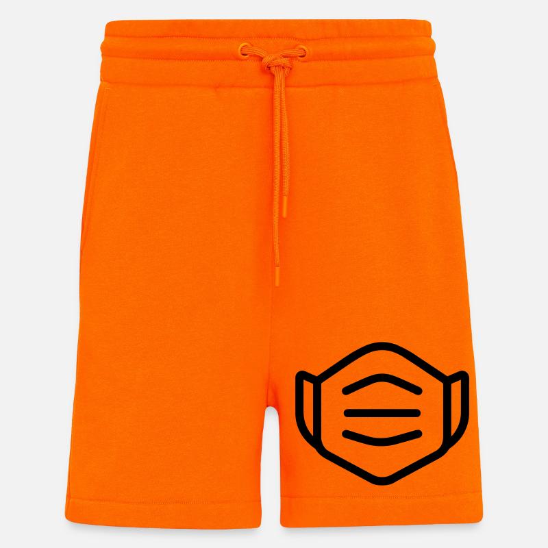 mask - Shorts - made by SPREAD - SUNSET ORANGE