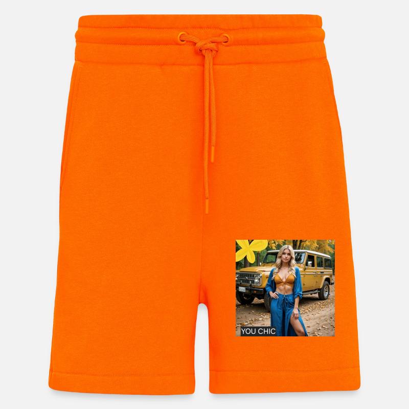 Sie sind autentic@. - Shorts - made by SPREAD - SUNSET ORANGE