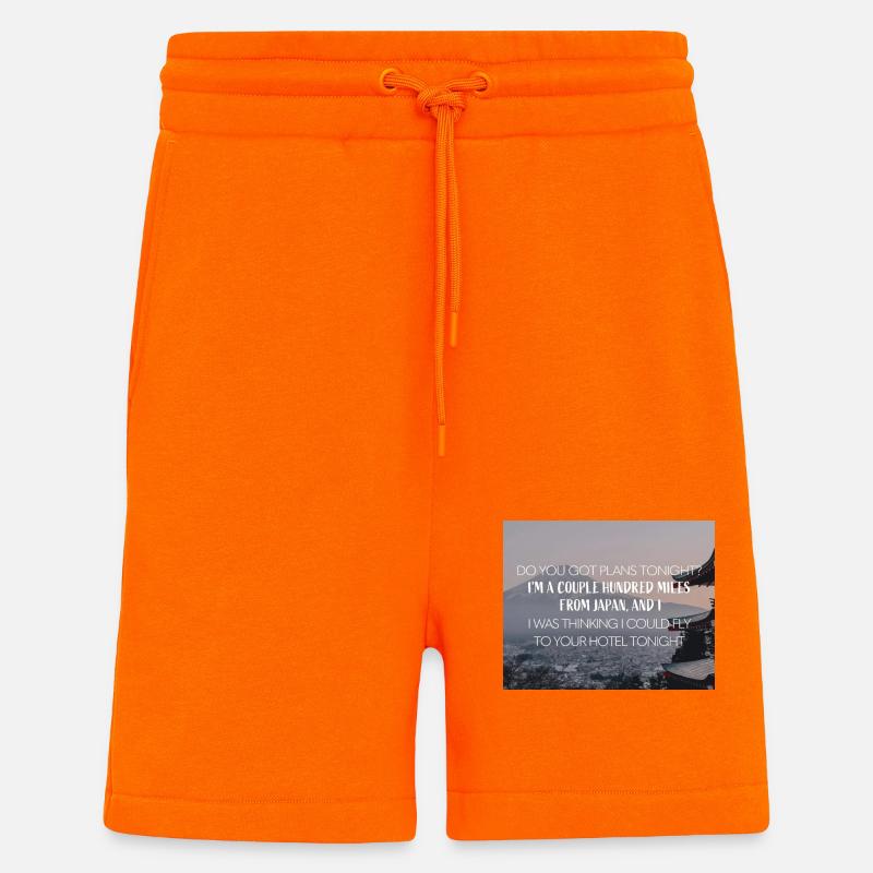 Lost in Japan - S. Mendes - Shorts - made by SPREAD - SUNSET ORANGE