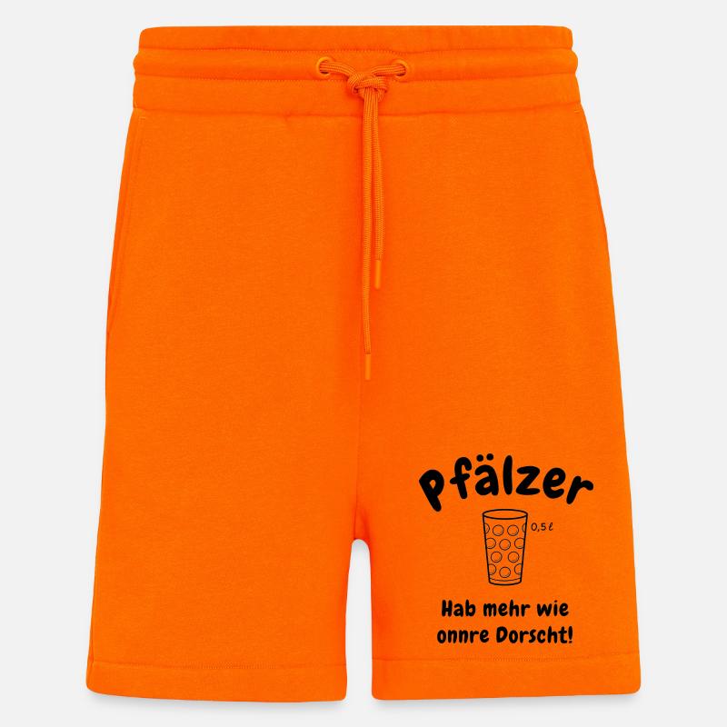 Pfälzer Durst - Shorts - made by SPREAD - SUNSET ORANGE