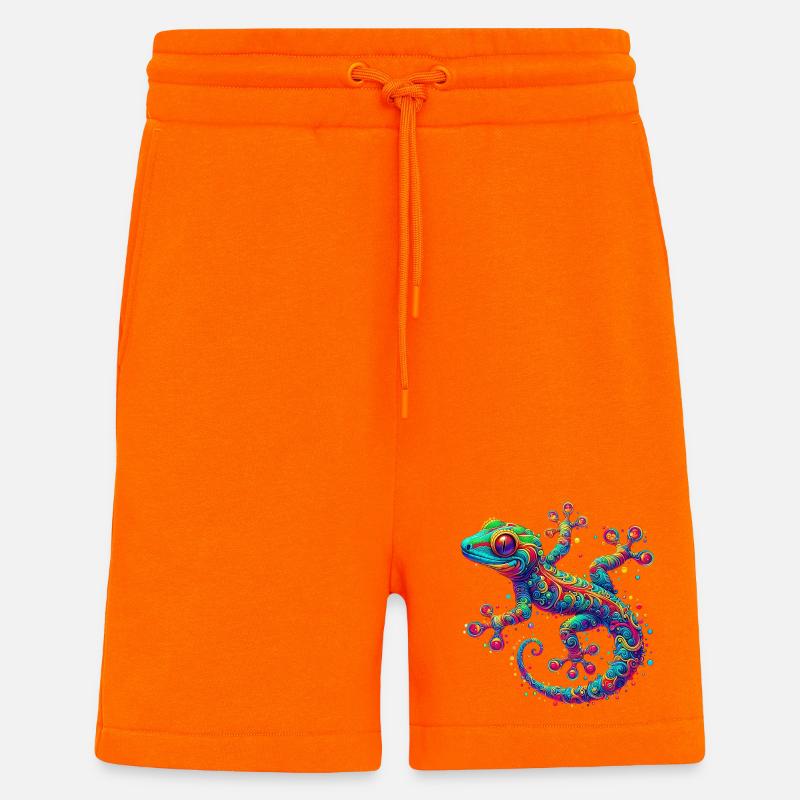 Gecko - Short bio décontracté fabriqué en UE - SUNSET ORANGE