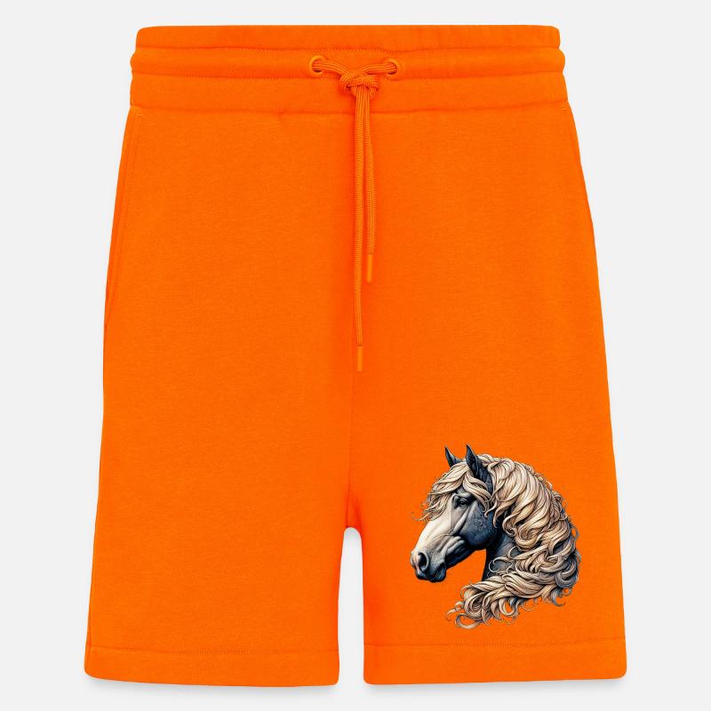 Pferd - Shorts - made by SPREAD - SUNSET ORANGE