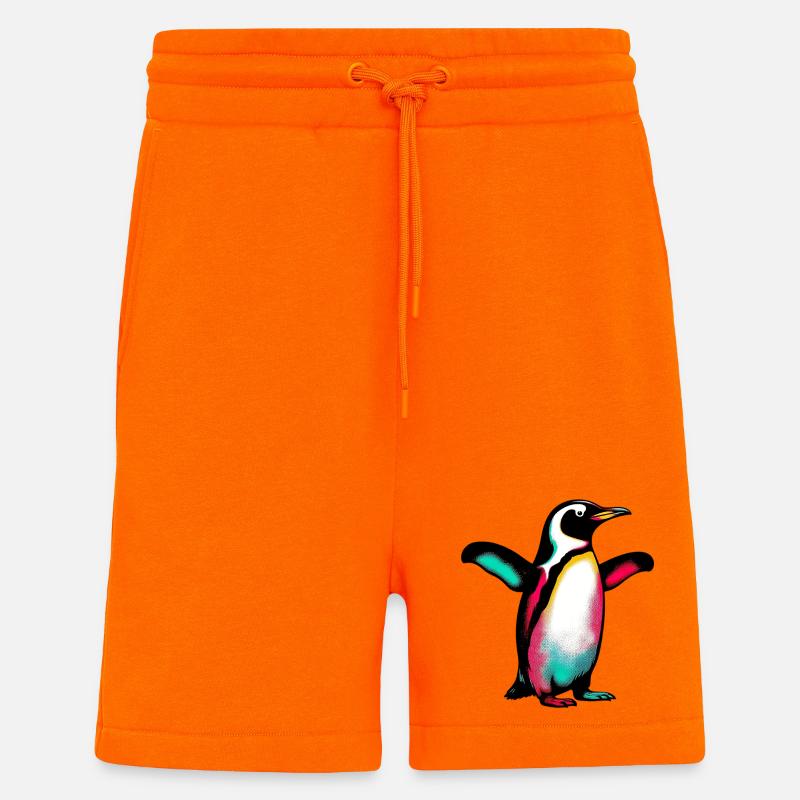 Pingouin - Short bio décontracté fabriqué en UE - SUNSET ORANGE