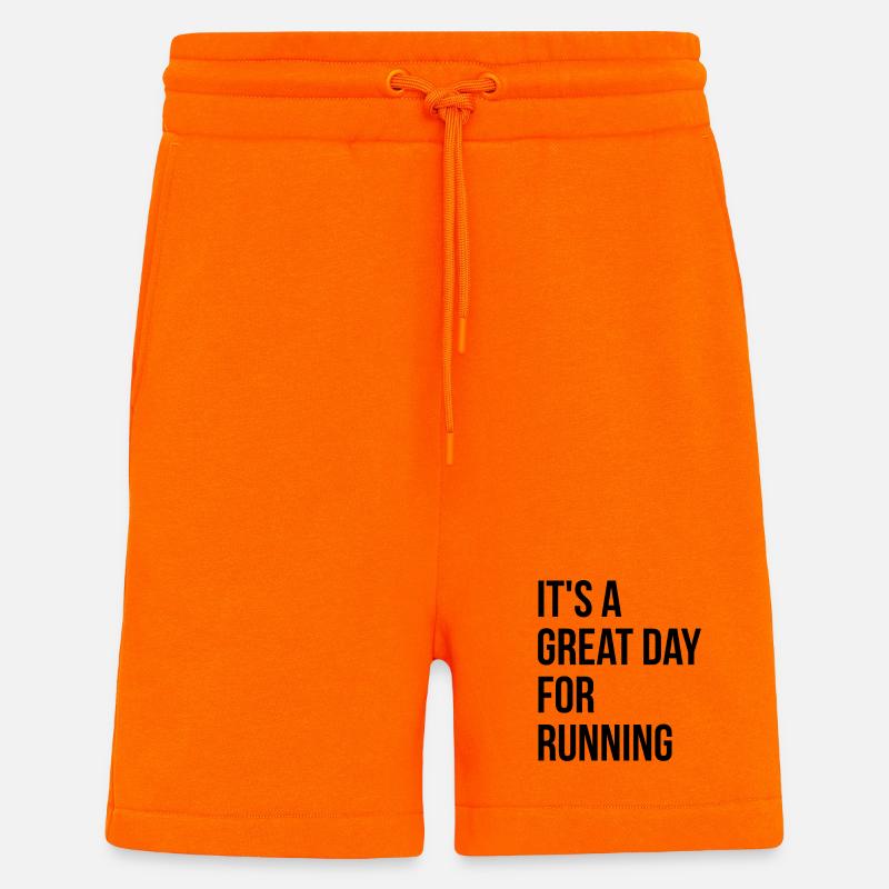course - Short bio décontracté fabriqué en UE - SUNSET ORANGE