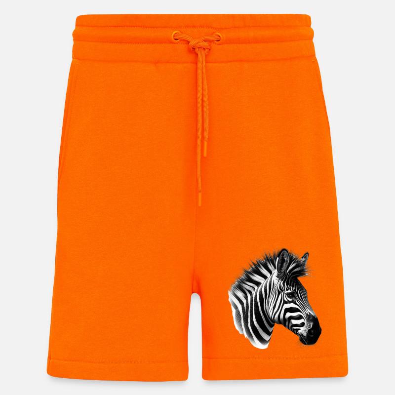 Zebra - Shorts - made by SPREAD - SUNSET ORANGE