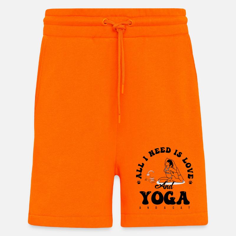 Mitternachts-Nickerchen-Silhouette - Shorts - made by SPREAD - SUNSET ORANGE