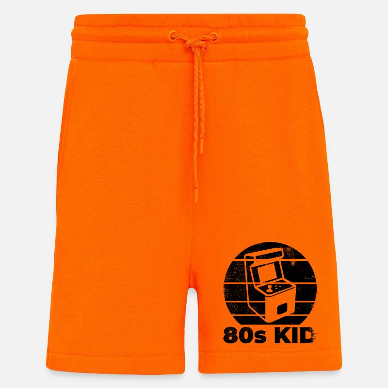 80er Arcade Gaming - Shorts - made by SPREAD - SUNSET ORANGE