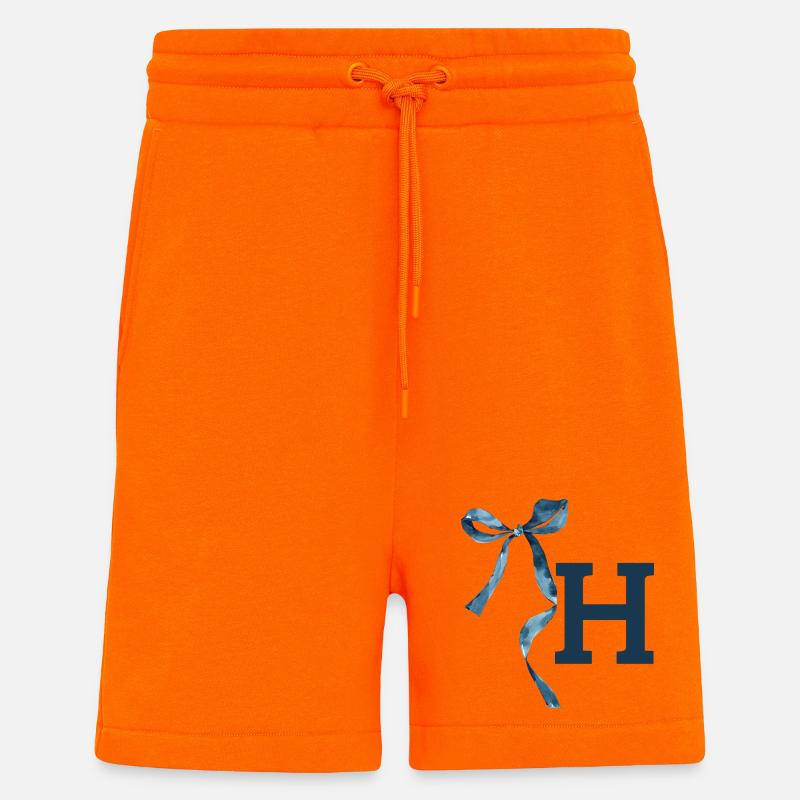 Monogram h Geschenkidee - Shorts - made by SPREAD - SUNSET ORANGE