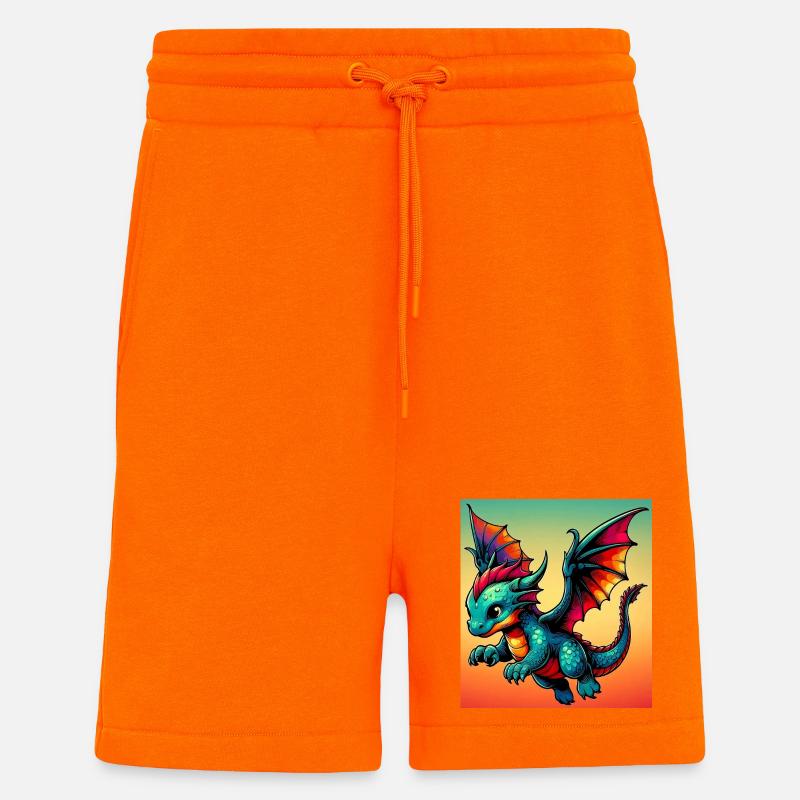 Drache - Shorts - made by SPREAD - SUNSET ORANGE