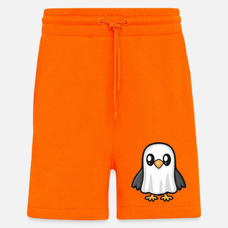Adler Halloween Geist Vogel - Shorts - made by SPREAD - SUNSET ORANGE