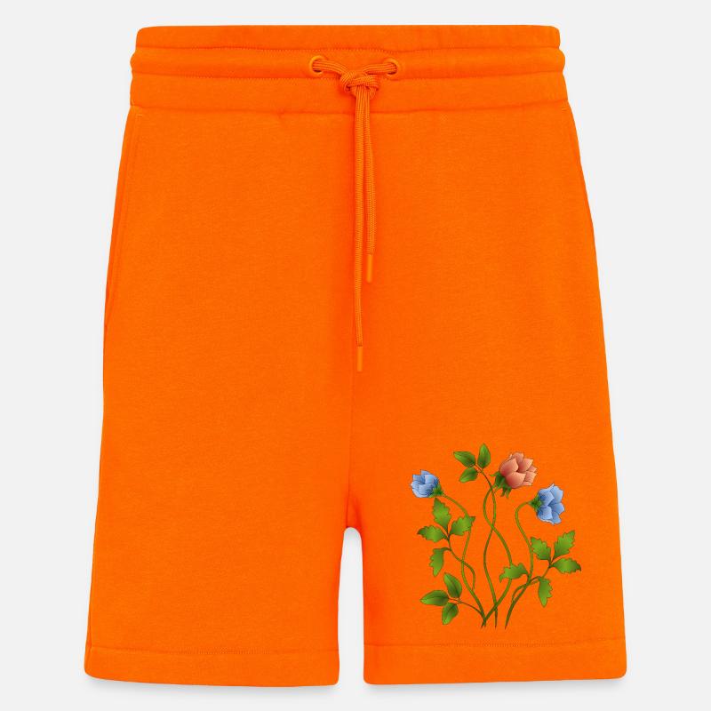 Blumen - Shorts - made by SPREAD - SUNSET ORANGE