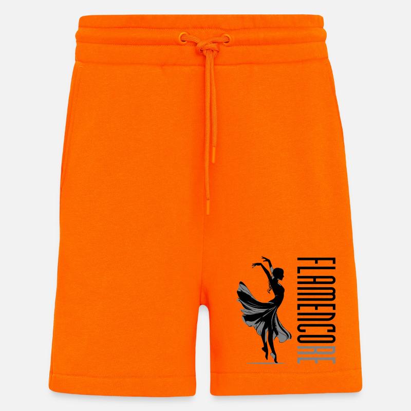 Flamencore Schwarz - Shorts - made by SPREAD - SUNSET ORANGE