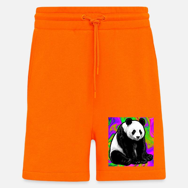 panda - Short bio décontracté fabriqué en UE - SUNSET ORANGE