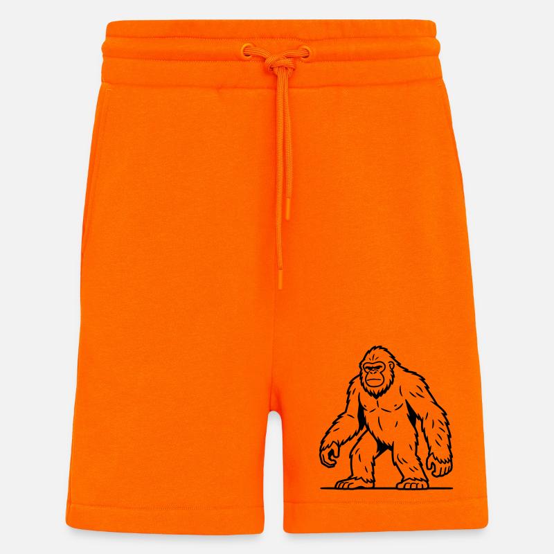 Sasquatch - Shorts - made by SPREAD - SUNSET ORANGE