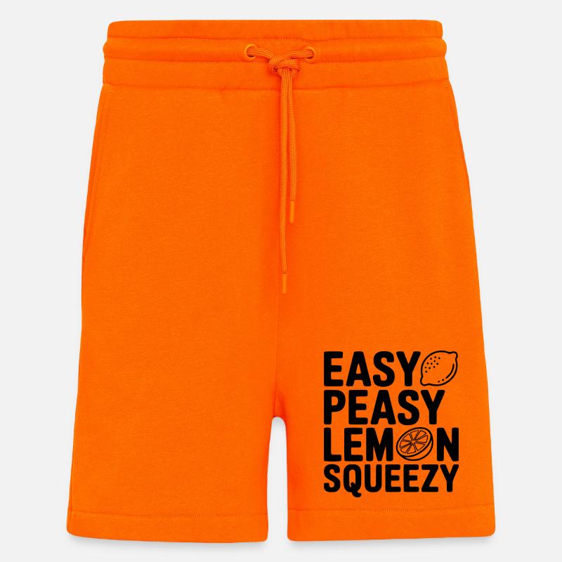 Easy Peasy Lemon Squeezy - Shorts - made by SPREAD - SUNSET ORANGE