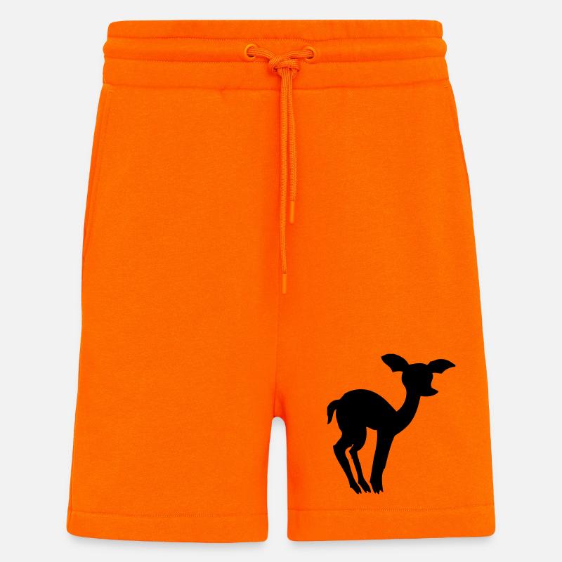 Scheues Reh - Shorts - made by SPREAD - SUNSET ORANGE