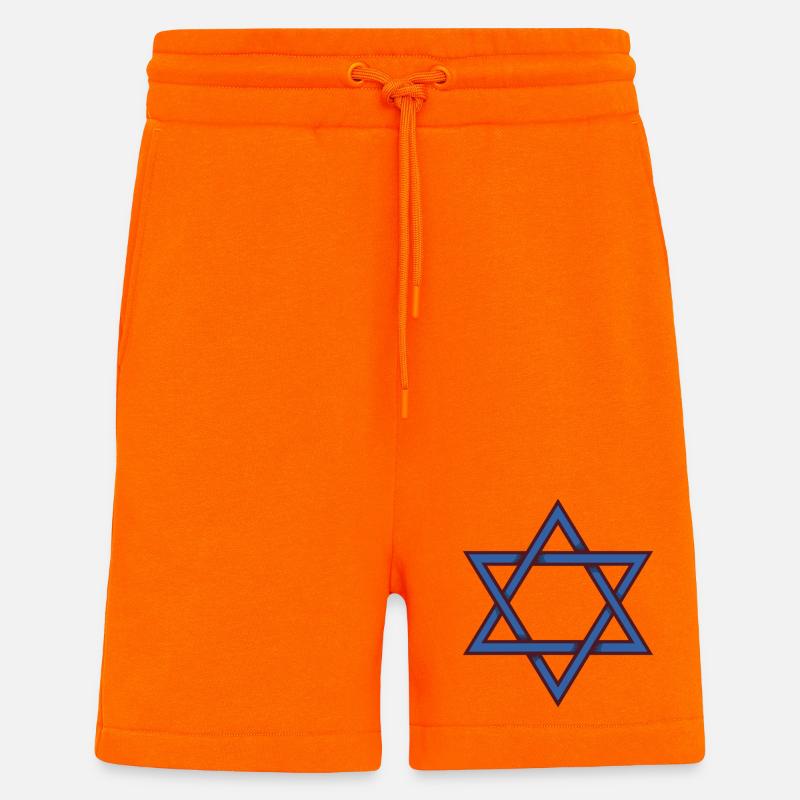 Intergalaktischer Stern der Harmonie - Shorts - made by SPREAD - SUNSET ORANGE