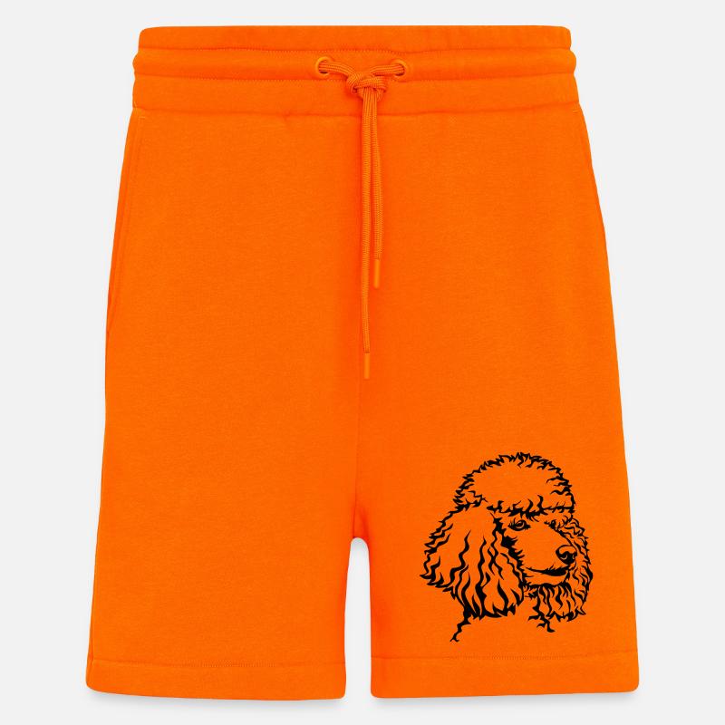 Pudel Kopf - Shorts - made by SPREAD - SUNSET ORANGE