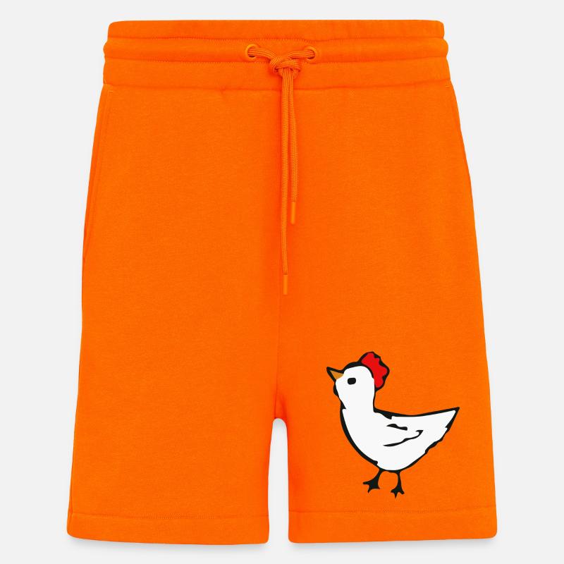 Huhn - Shorts - made by SPREAD - SUNSET ORANGE