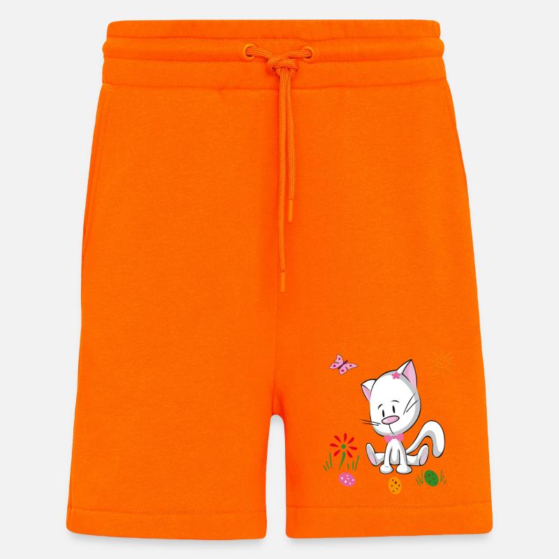 Easter Eggs Easter - Shorts - made by SPREAD - SUNSET ORANGE