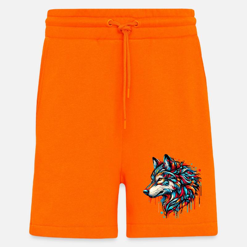 Wolf - Shorts - made by SPREAD - SUNSET ORANGE