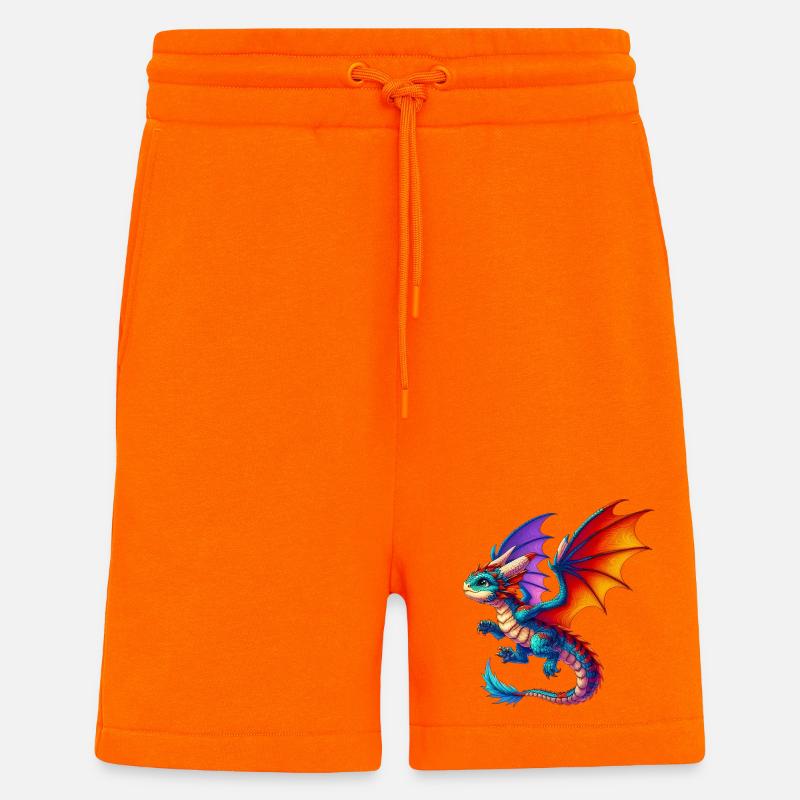 Drache - Shorts - made by SPREAD - SUNSET ORANGE