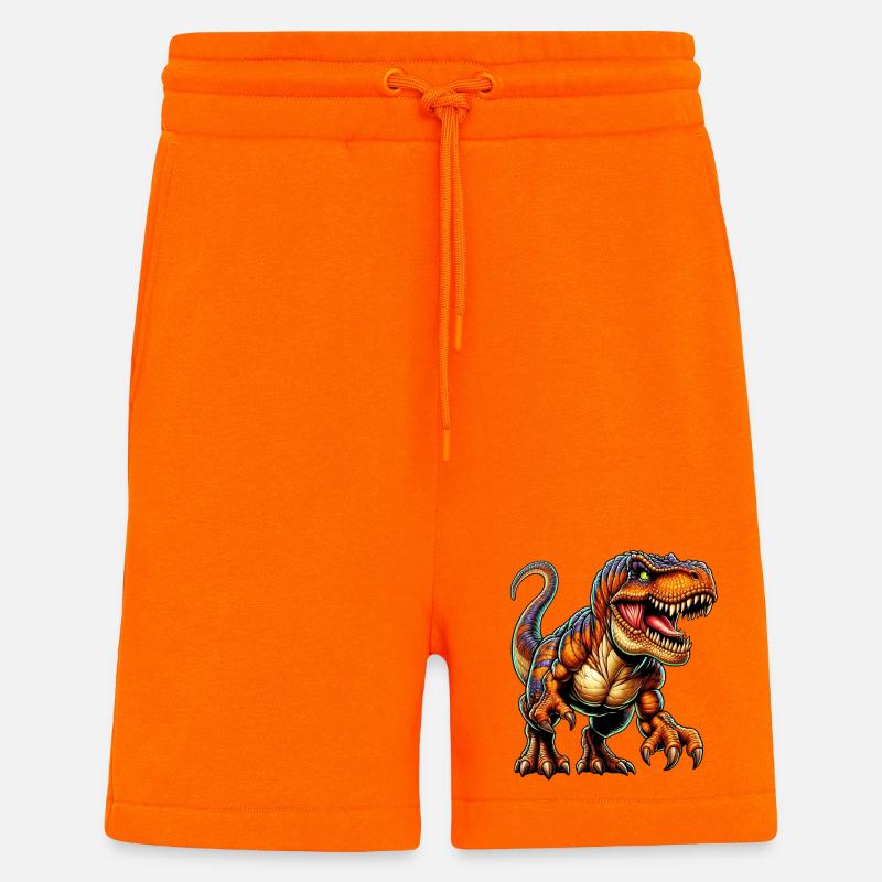 Dinosaur - Shorts - made by SPREAD - SUNSET ORANGE
