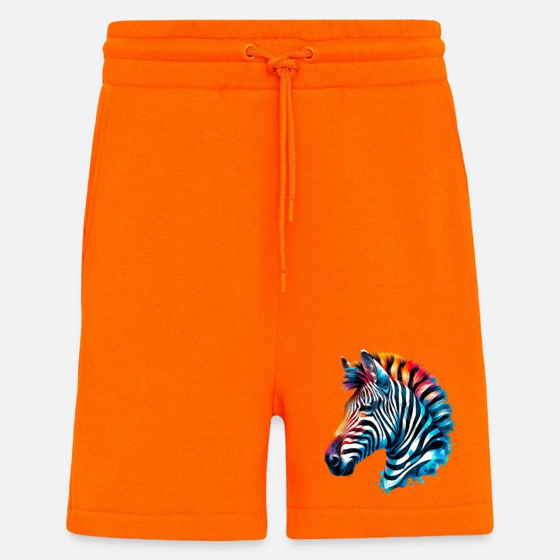 Zebra - Shorts - made by SPREAD - SUNSET ORANGE