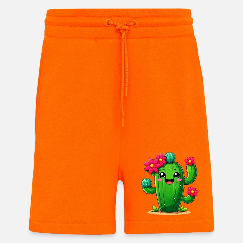 Kaktus - Shorts - made by SPREAD - SUNSET ORANGE