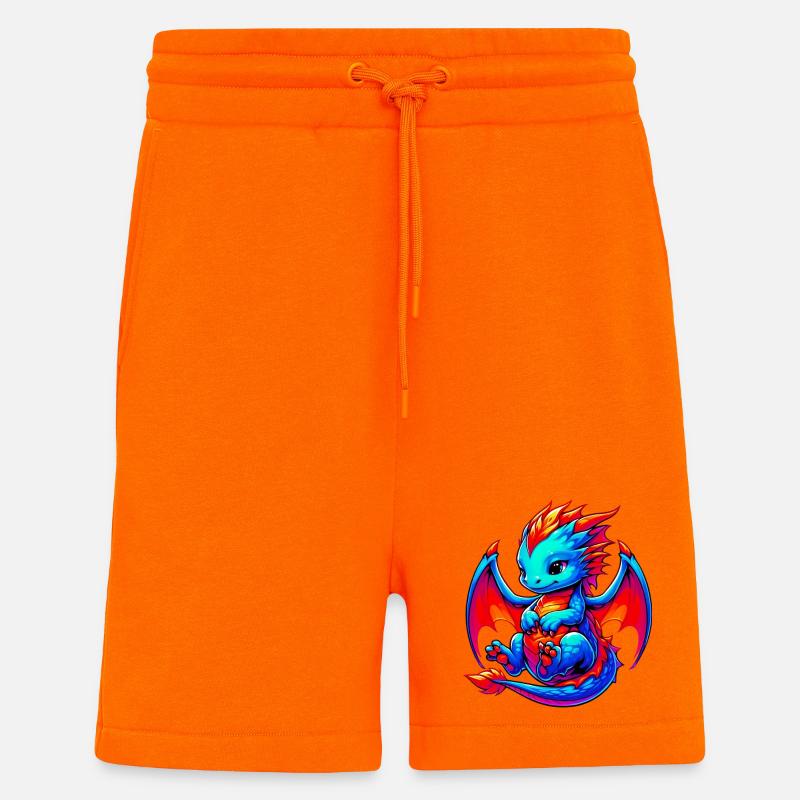Drache - Shorts - made by SPREAD - SUNSET ORANGE