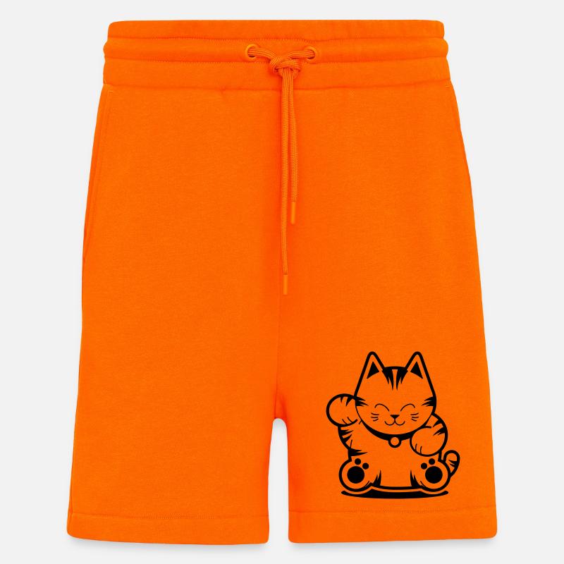 Tiger Cat - Shorts - made by SPREAD - SUNSET ORANGE