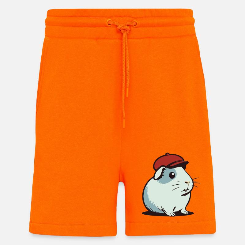 Cobaye - Short bio décontracté fabriqué en UE - SUNSET ORANGE