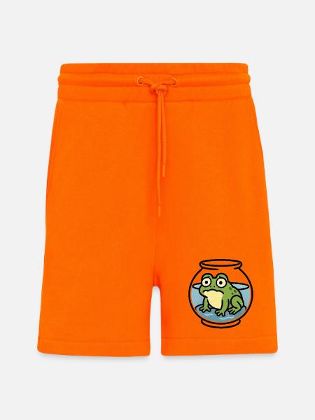 Frog in a Bowl - Shorts - made by SPREAD - SUNSET ORANGE