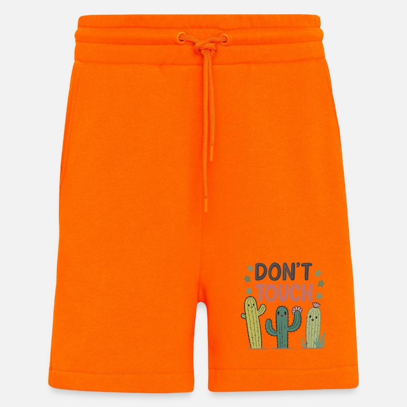 Fass den glücklichen Kaktus nicht an - Shorts - made by SPREAD - SUNSET ORANGE