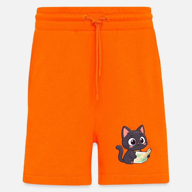 Reader and card chat - Shorts - made by SPREAD - SUNSET ORANGE