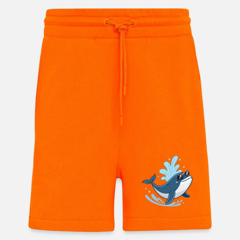 Sonnenwal-Splash - Shorts - made by SPREAD - SUNSET ORANGE