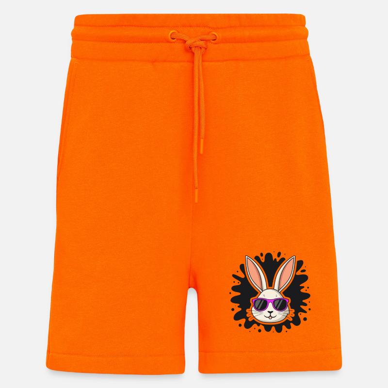 Chic Rabbit Lila Brille - Shorts - made by SPREAD - SUNSET ORANGE